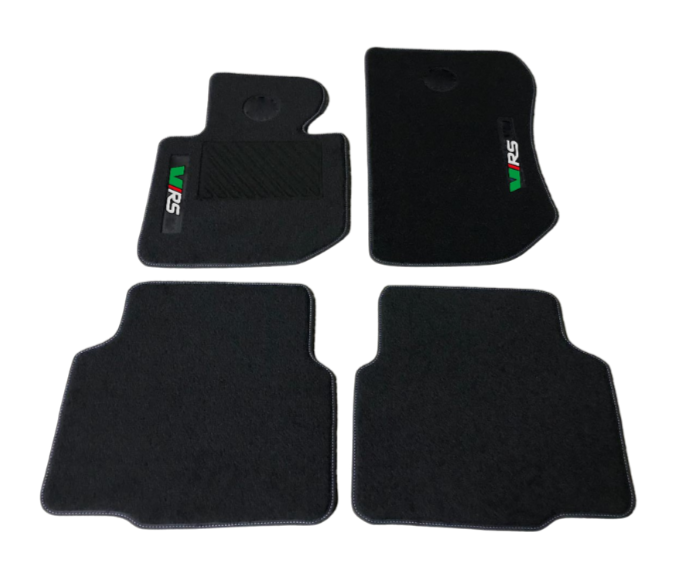 Fußmattensatz Autoteppich Automatten Leder für Skoda Fabia 1 1999-2007