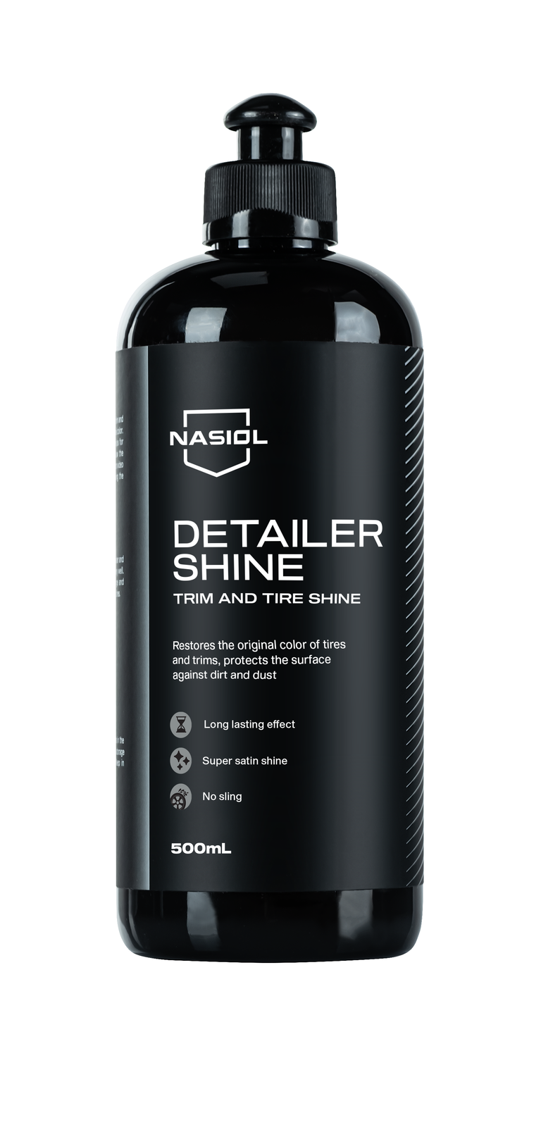 Nasiol DetailerShine - Gummi Reifen Pflege Auffrischer mit Nano Abperleffekt - 5