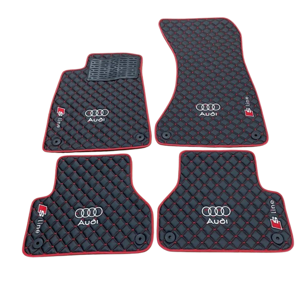 Autofußmatten für Audi Q7 4M 4L SQ7Faceline Sline Autoteppich Automatten Velours