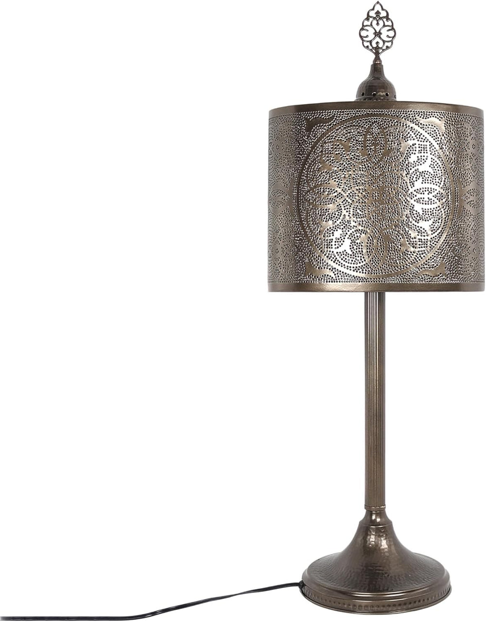 Türkische Vintage Tischlampe | Marokkanische Nachttischlampe Boho Stil