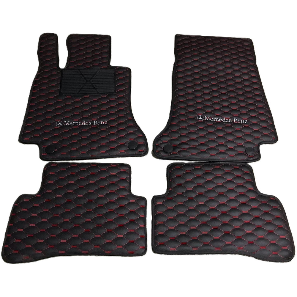 Fußmattensatz Autoteppich Automatten Velours/Leder Mercedes ML W163 W164 W166