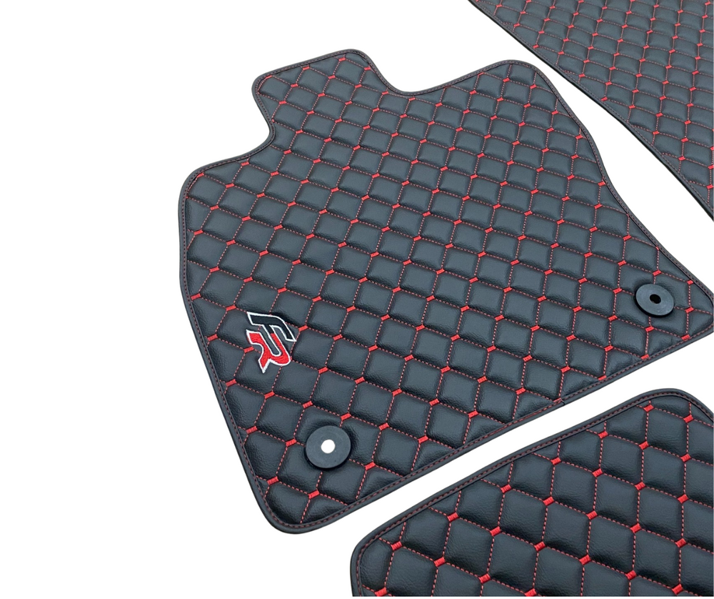 Fußmattensatz Autoteppich Automatten Leder für Seat Cupra ATECA KH7 2018–2025