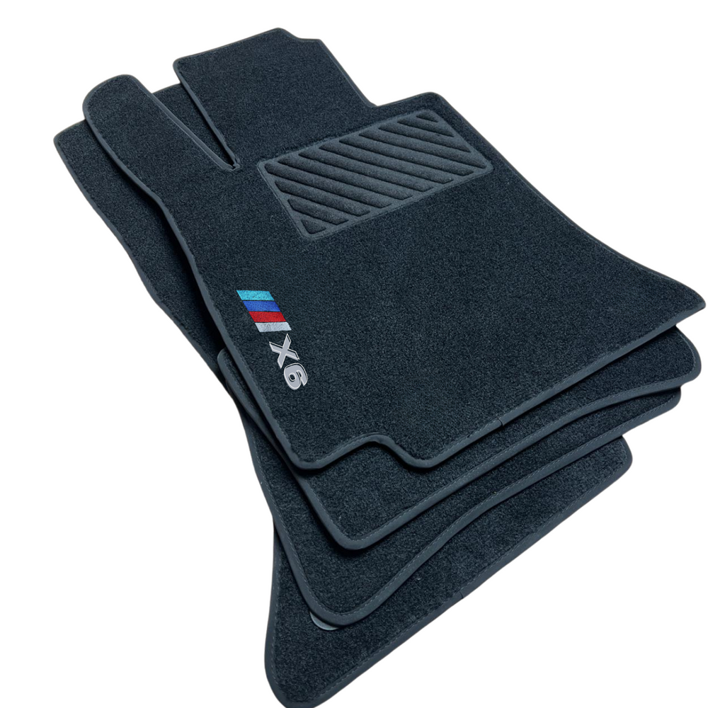 Autofußmatten für BMW X6 E71 F16 MPerformance Autoteppich Velours Allwetter