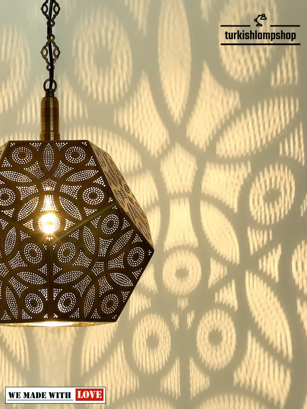 Turkish Pattern Hanging Lamp