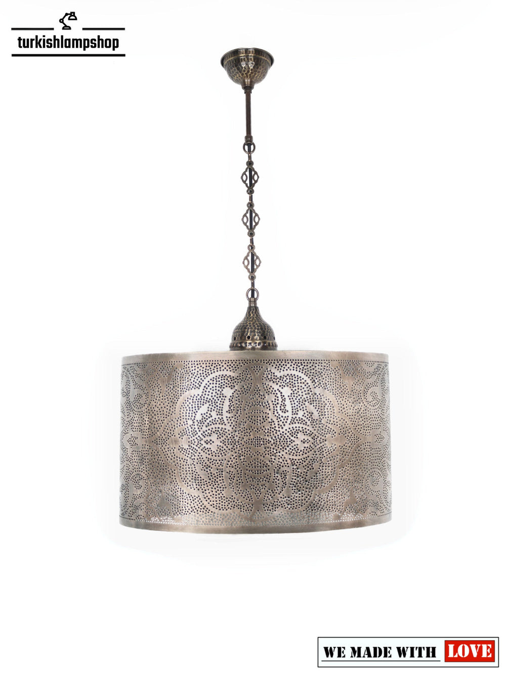 Brown color ceiling light