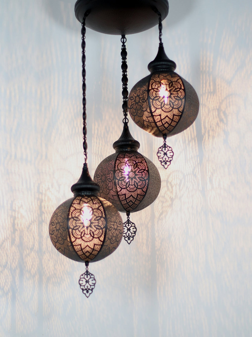 Moroccan Chandelier Black Color