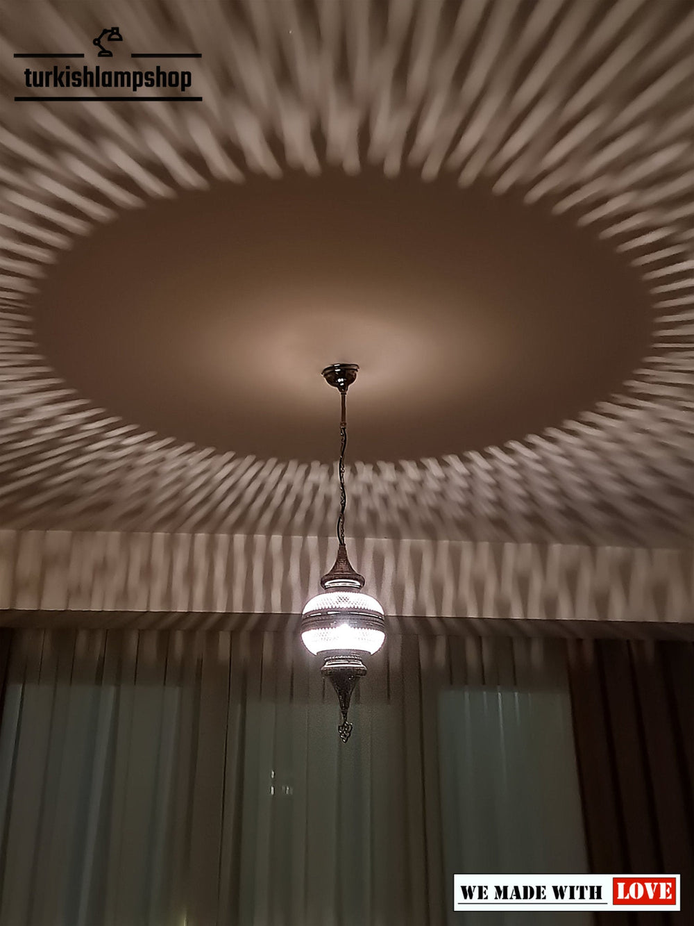 Living Room Moroccan Hanging Night Light Pendant Lamp