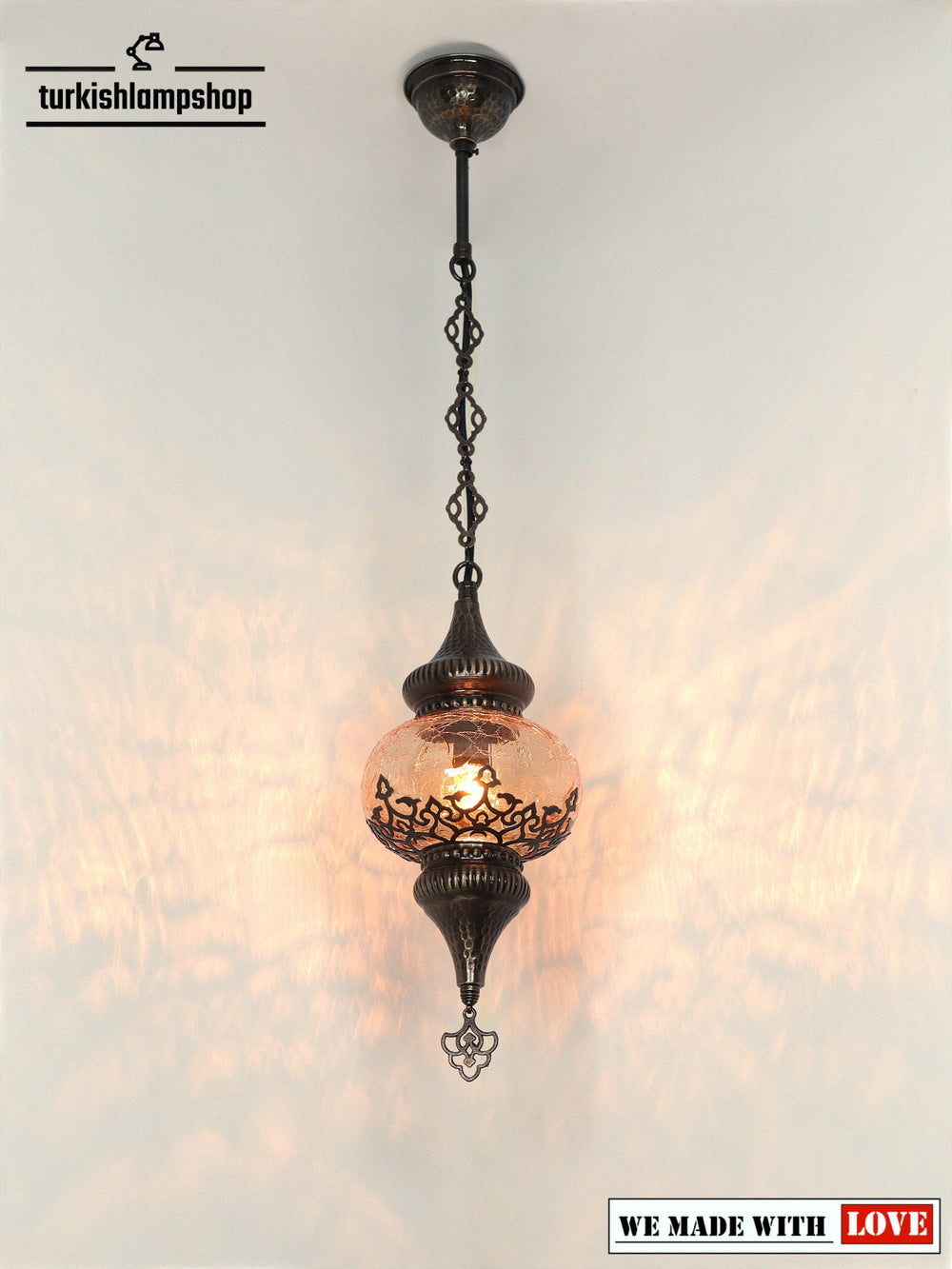 Glass Living Room Pendant Lamp