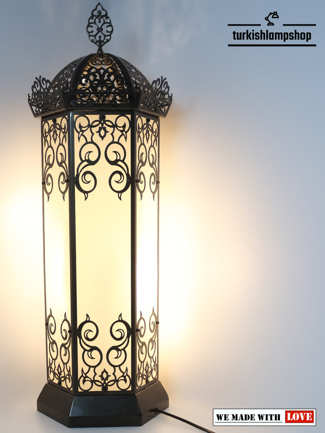 Turkish Pattern Design Moroccan Floor Lamp