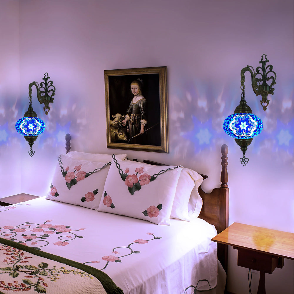 Home Turkish mosaic moroccan wall sconce lamp