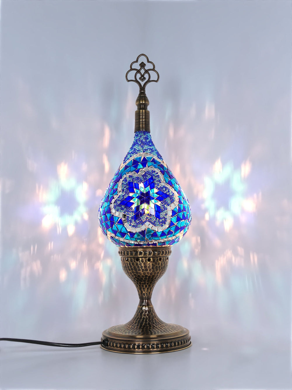 Turkish Mosaic Table Lamp Stained Glass