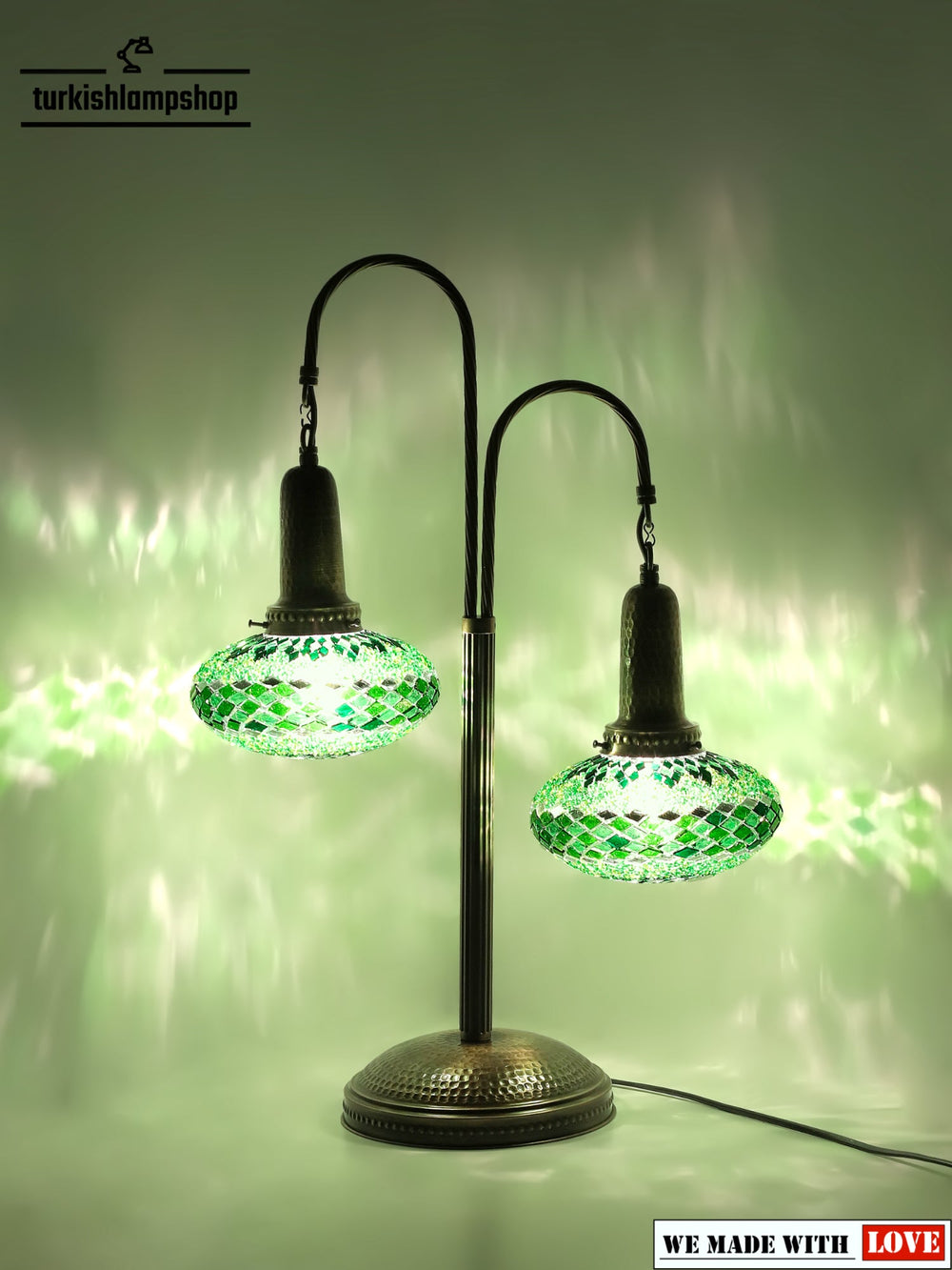 Grenn color standing lamp