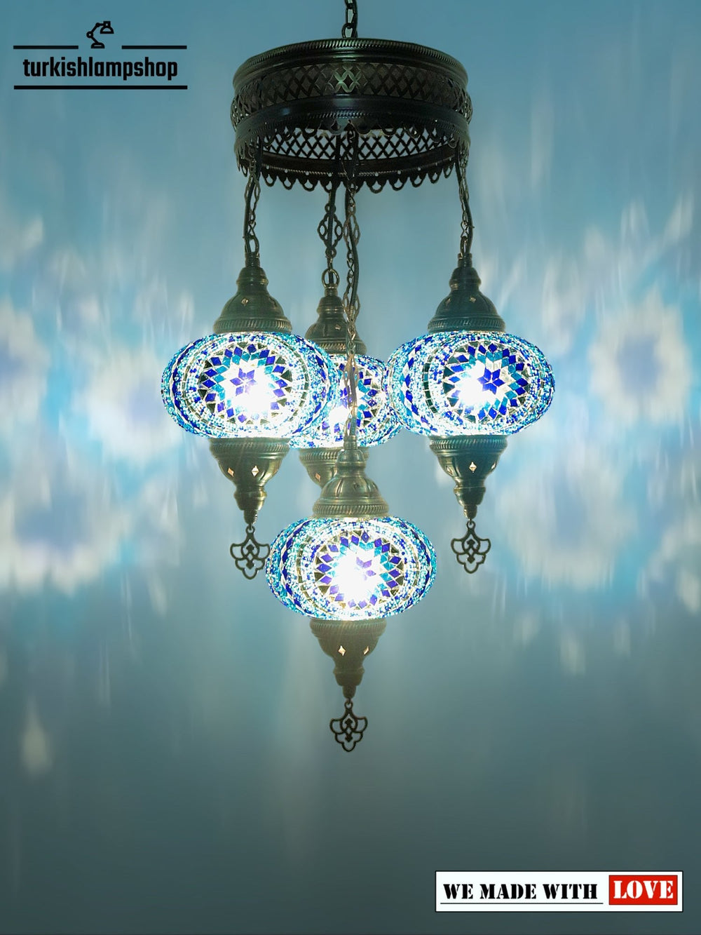 Turkish Mosaic Chandelier