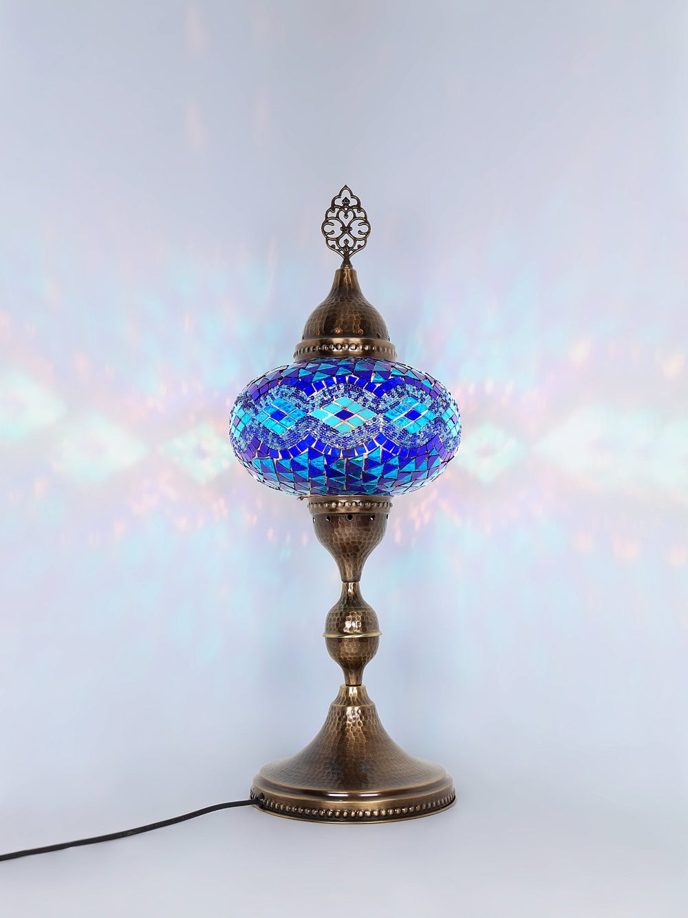 Turkish Table Lamp Big Globe Standing