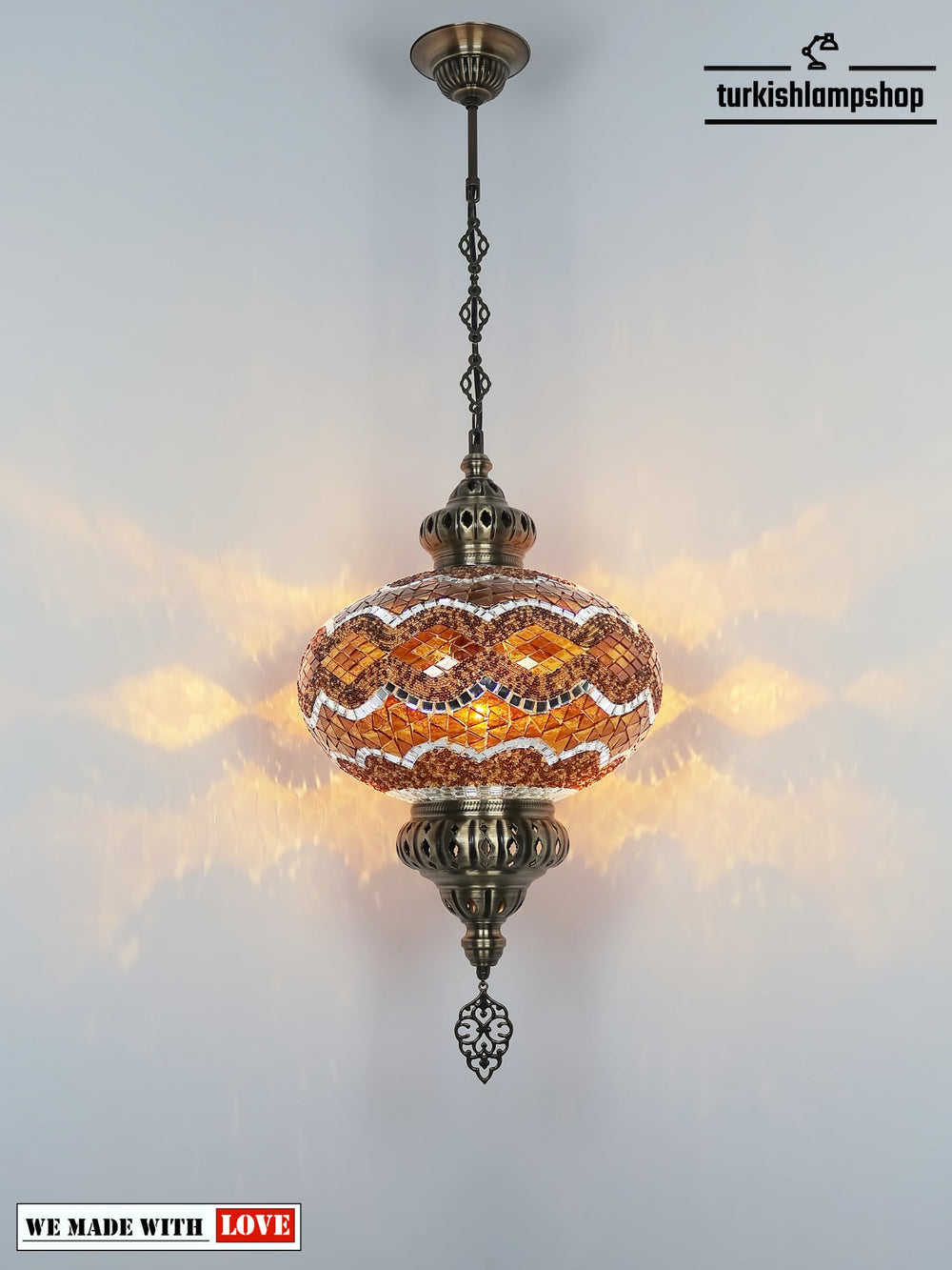 Turkish Mosaic Hanging Lamp
