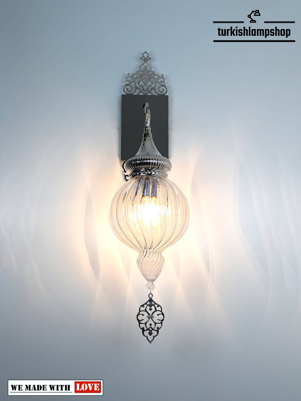Turkish Pyrex Wall Lamp