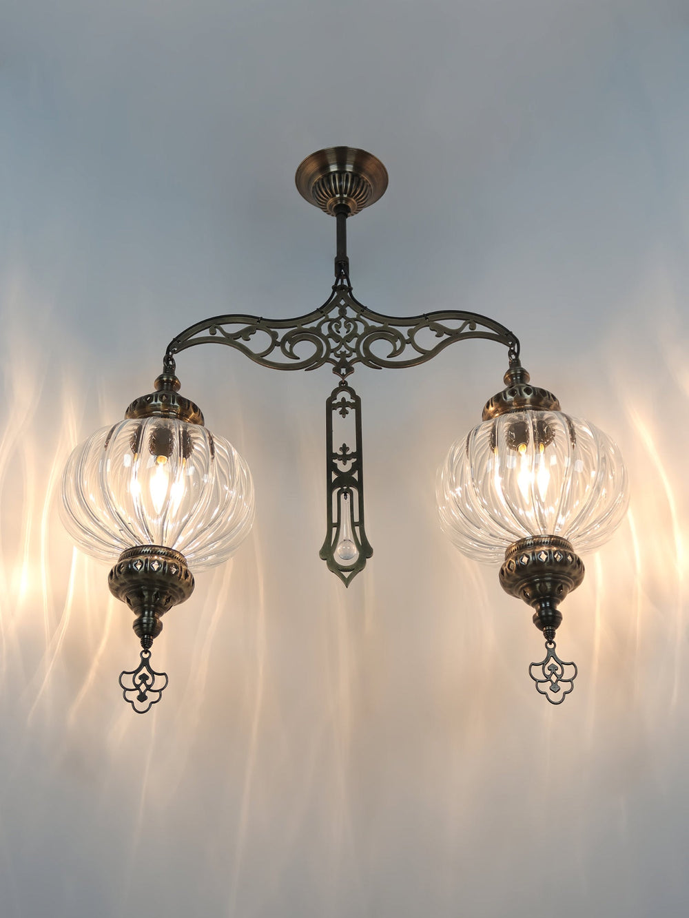 Turkish Chandelier Pyrex Glass