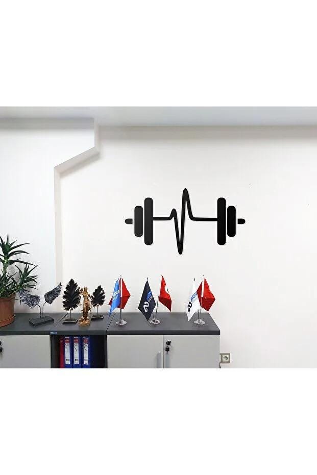 Fitness GYM Metal Wall Art | Modern Workout Decor | Home Gym Motivation Metal Sign | Sports Room Wall Decoration | Handmade Gift