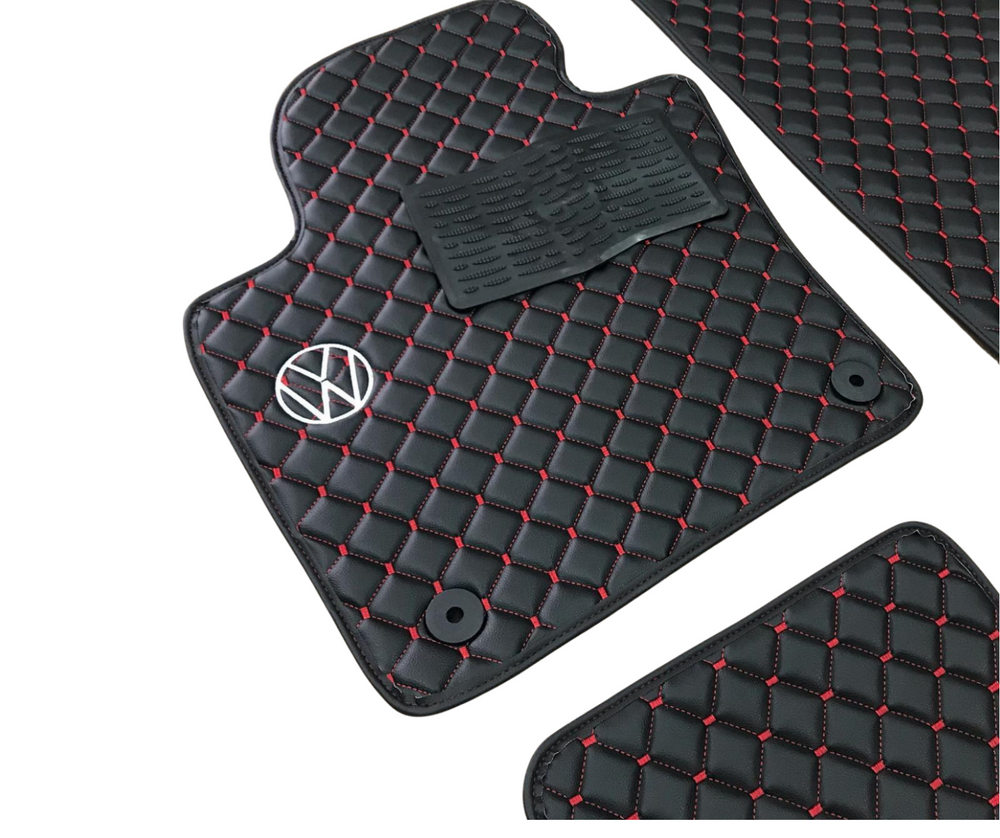 Fußmattensatz Autoteppich Automatten Velours VW Polo 6C 6N 6R Rline GTI