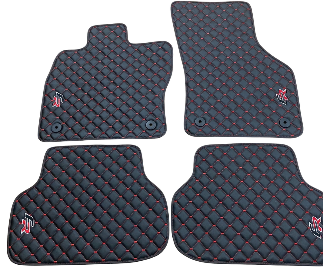Fußmattensatz Autoteppich Automatten Leder für Seat Cupra ATECA KH7 2018–2025