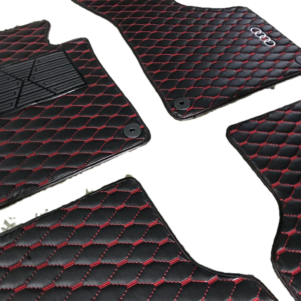Fußmattensatz Autoteppich Automatten Leder/Velours udi Q4 e-tron FZ 2021-2025