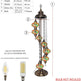 Große 7″ Bunte Türkische Mosaik Stehlampe | Boho Vintage Tiffany Stil Lampe