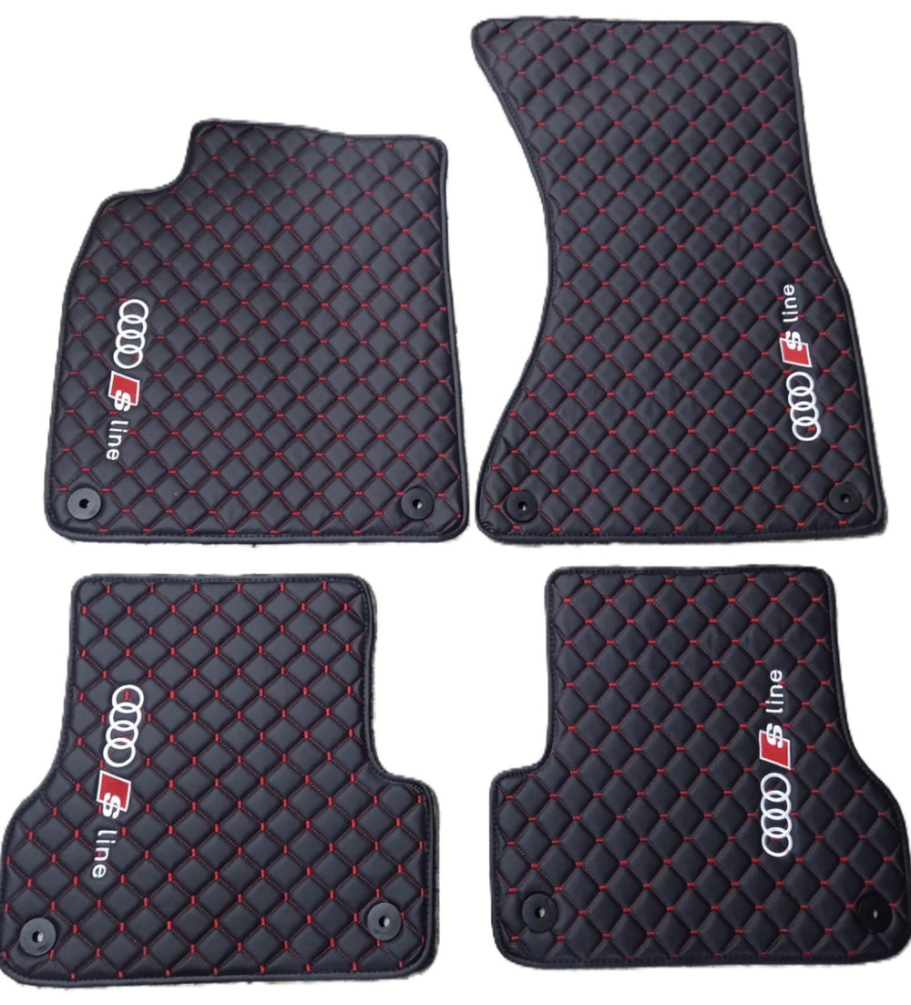Fußmattensatz Autoteppich Automatten Leder/Velours udi Q4 e-tron FZ 2021-2025