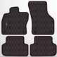 Fußmattensatz Autoteppich Automatten Leder für Skoda Octavia A5 2004-2012
