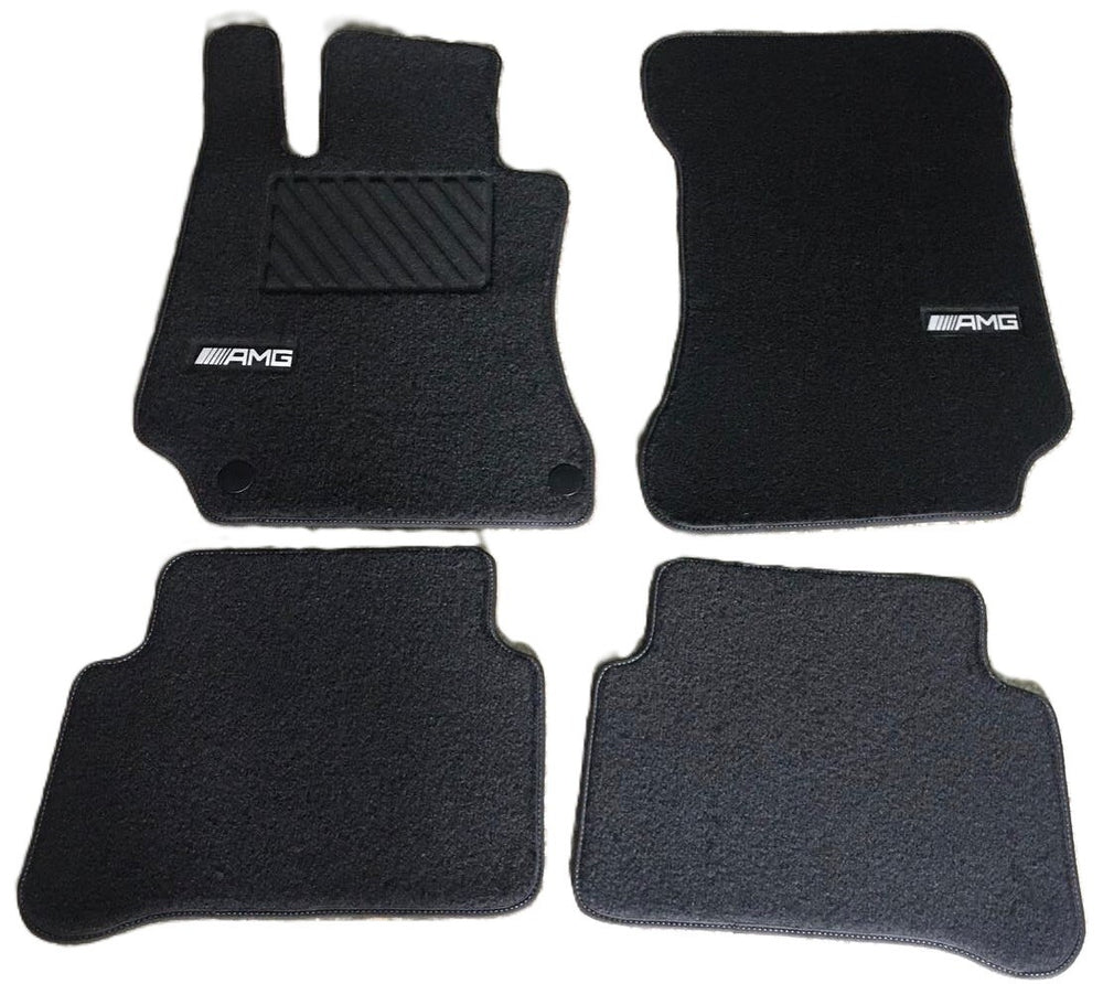 Fußmattensatz Autoteppich Automatten Velours/Leder Mercedes ML W163 W164 W166