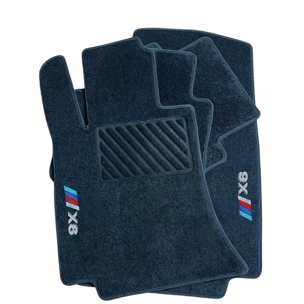 Autofußmatten für BMW X6 E71 F16 MPerformance Autoteppich Velours Allwetter