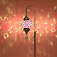 Türkische Mosaik Stehlampe | Marokkan. Schwanenhalslampe & Buntglas Blickfang