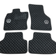 Fußmattensatz Autoteppich Automatten Velours VW Tiguan 5N AD1 Rline TCR