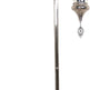 Türkische Mosaik Stehlampe | Elegante Marokkanische Silber Lampe aus Glas