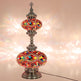 Handgefertigte Türkische Mosaiklampe | Marokkanische Bunte Tischlampe Deko