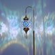 Türkische Mosaik Stehlampe | Marokkan. Schwanenhalslampe & Buntglas Blickfang