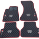 Fußmattensatz  Automatten Autoteppich Leder/Velours für Alle Audi A8 Modelle