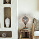 Türkische Tischlampe | Marokkanische Boho Vintage Tiffany Stil Buntglas Lampe