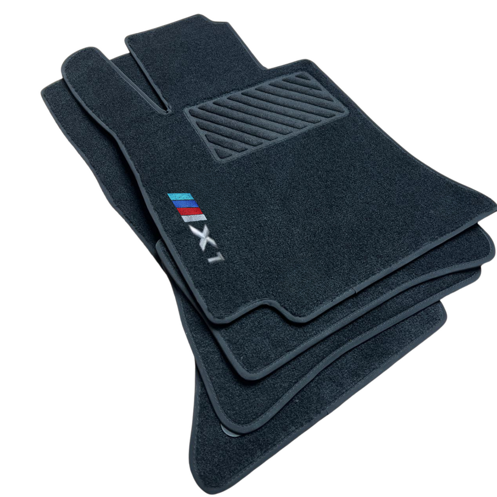 Autofußmatten für BMW X1 E84 F48 U11 MPerformance Autoteppich Leder Allwetter
