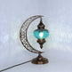 Türkische Mosaiklampe Glas | Marokkanische Vintage Tischleuchtung