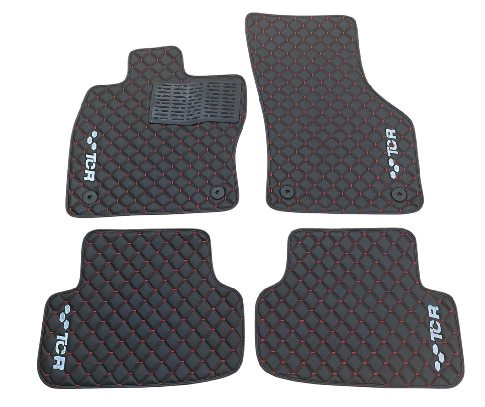 Fußmattensatz Autoteppich Automatten Velours VW Passat B5 B6 B7 B8 B9 Rline GTI