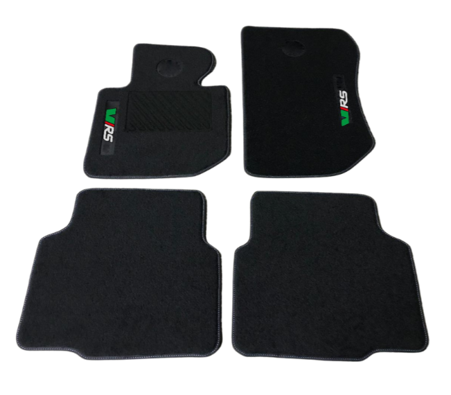 Fußmattensatz Autoteppich Automatten Leder für Skoda Fabia 1 1999-2007