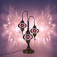 Türkische Mosaik Tischlampe 3 Kugeln | Marokkanische Vintage Lampe Deko