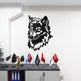 Wolf Metall Wandbild 40x57 & 60x85 cm – Tier Motiv Wanddekor