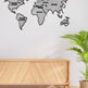🌍 Metall Weltkarte Wandbild 3-teilig Parçalı 50x100 70x120 Handarbeit