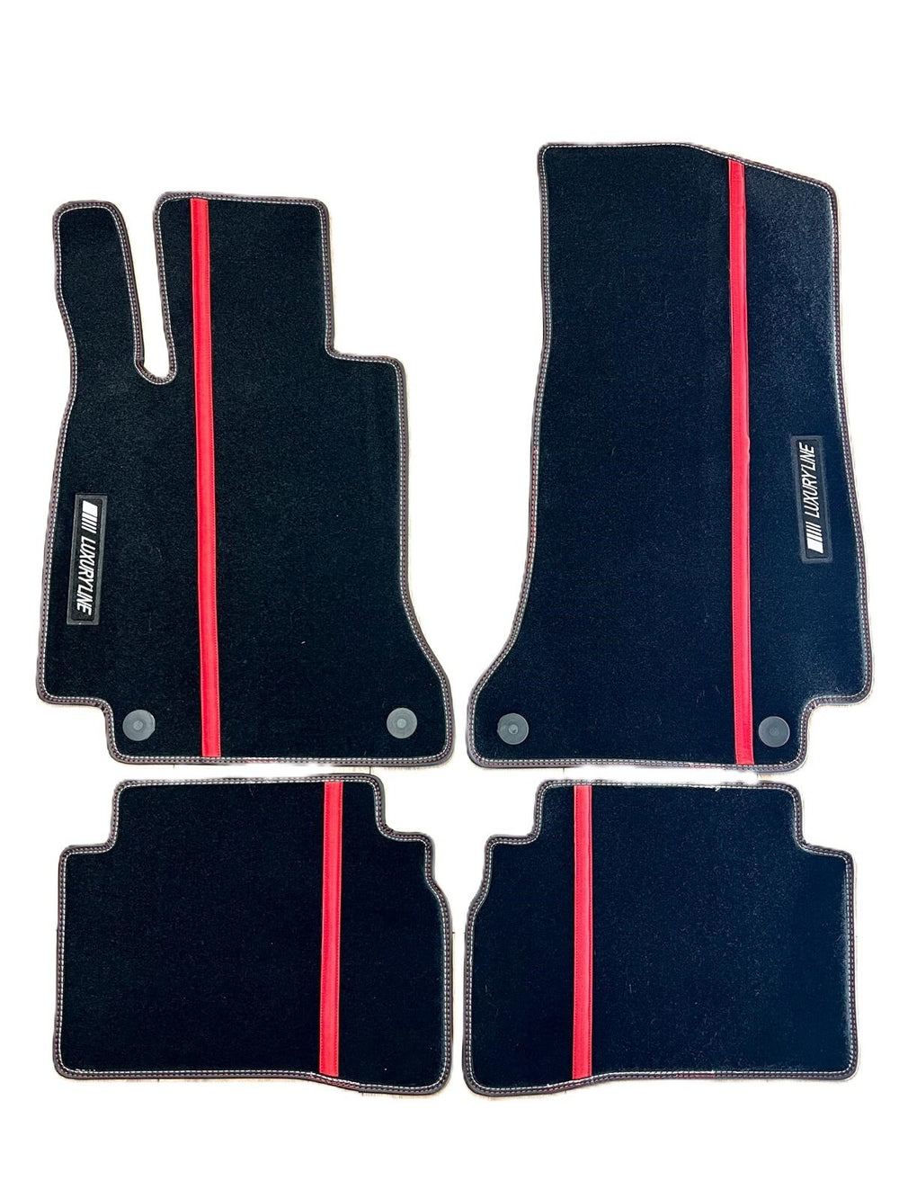 Fußmattensatz Autoteppich Automatten Velours/Leder Mercedes ML W163 W164 W166