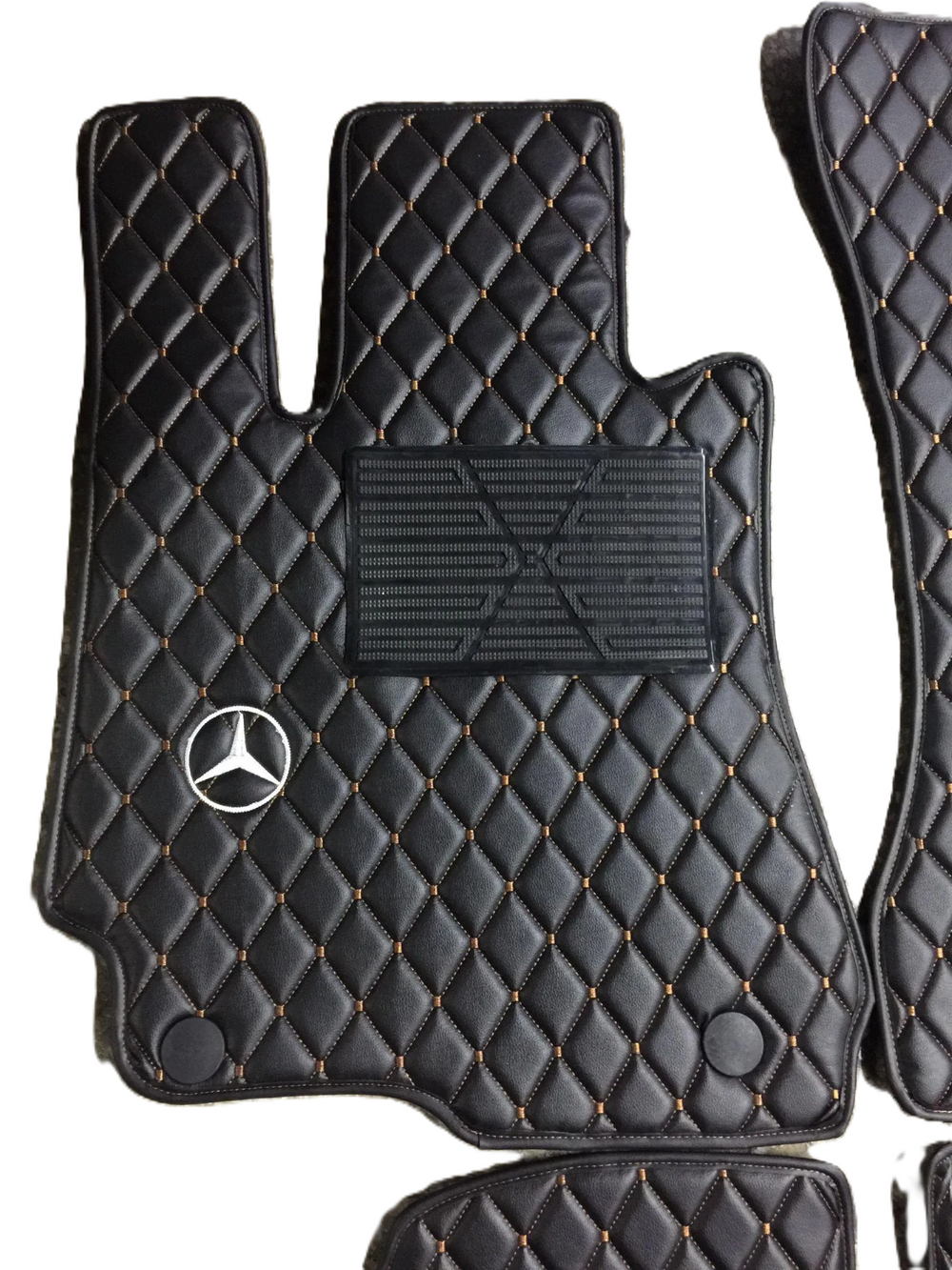 Fußmattensatz Autoteppich Automatten Velours/Leder Mercedes VITO W638 W639 W447