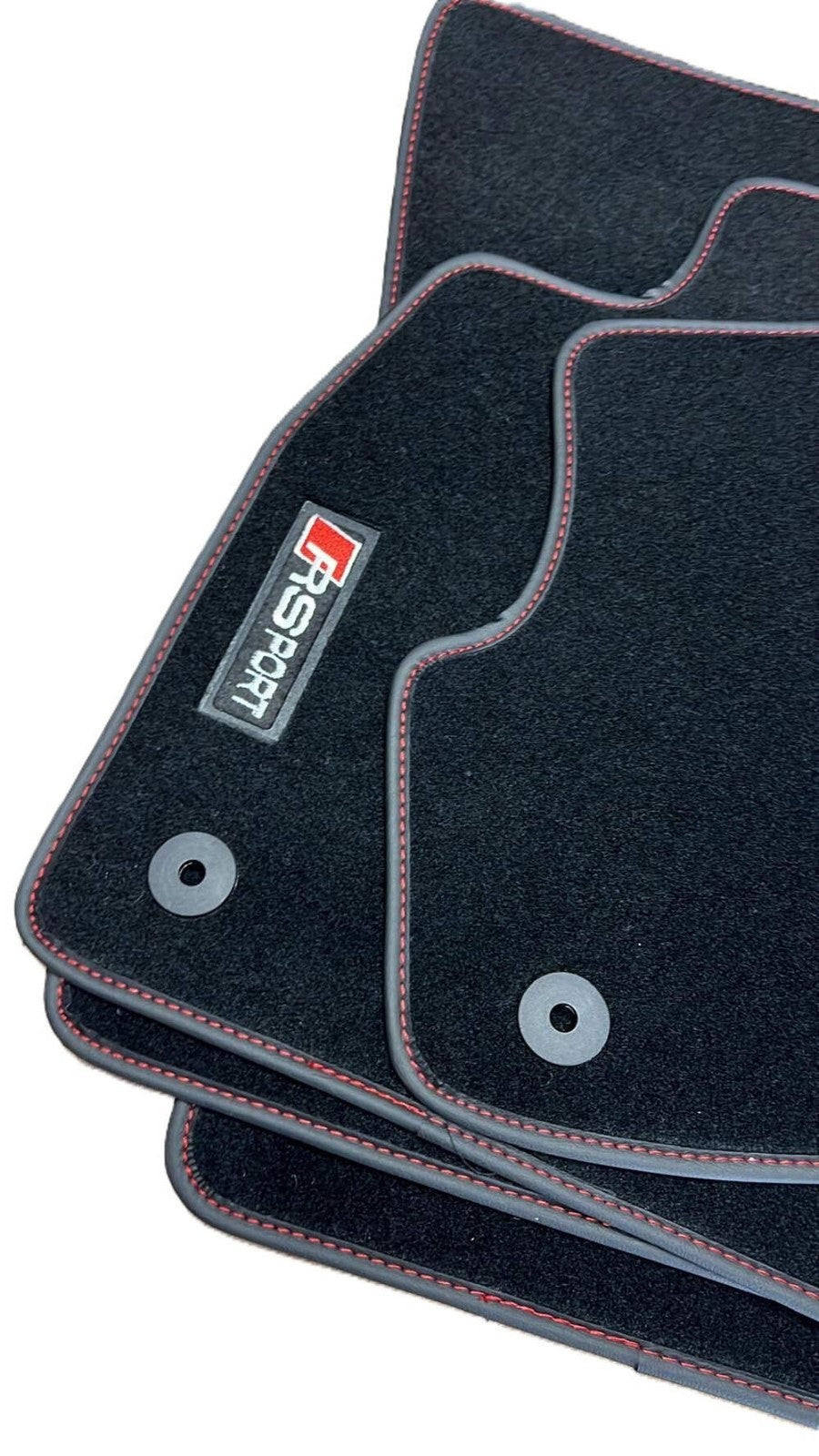 Fußmatten für Audi A4 B8 8K 2007-2015 Velours Automatten Matten RS Sline