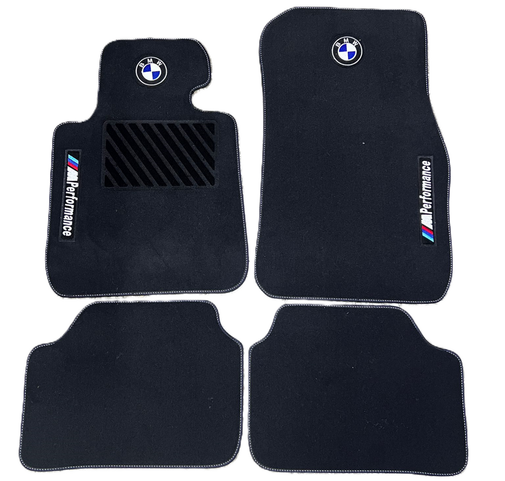 Fußmattensatz Autoteppich Automatten Leder für BMW X4 F98 G02 2014-2018 Mperform