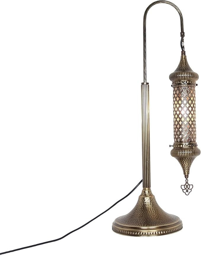 Türkische Glas Tischlampe | Vintage Mosaik Lampe Marokkanischer Tiffany Stil
