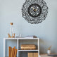 İhlas Sure Metall Wanduhr Islamische Uhr Arabisch 40x40 cm Wanddeko